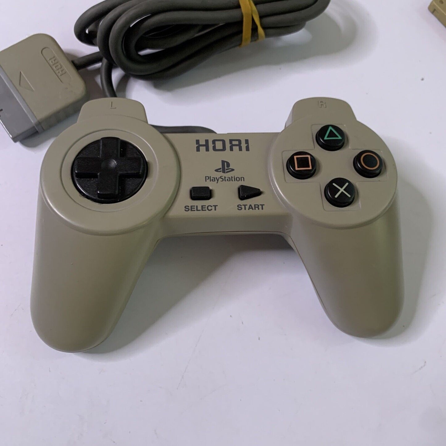 Hori Sony PlayStation PS1 Controller Gamepad Grey SLPH-00031