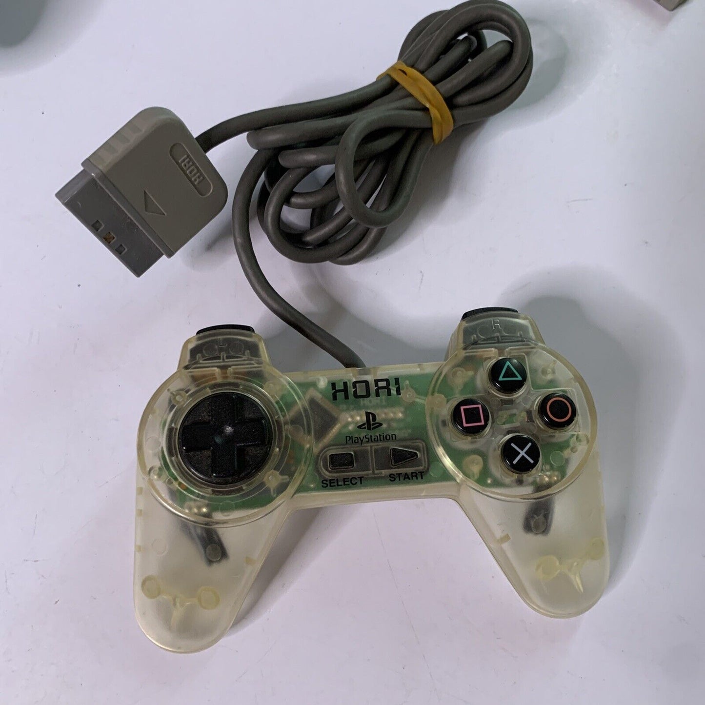 Hori Horipad PS Sony PlayStation PS1 Controller Clear SLPH 00029