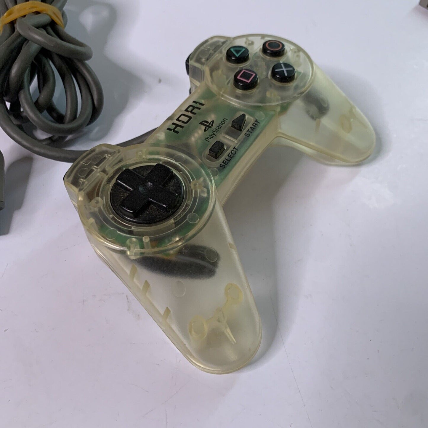 Hori Horipad PS Sony PlayStation PS1 Controller Clear SLPH 00029