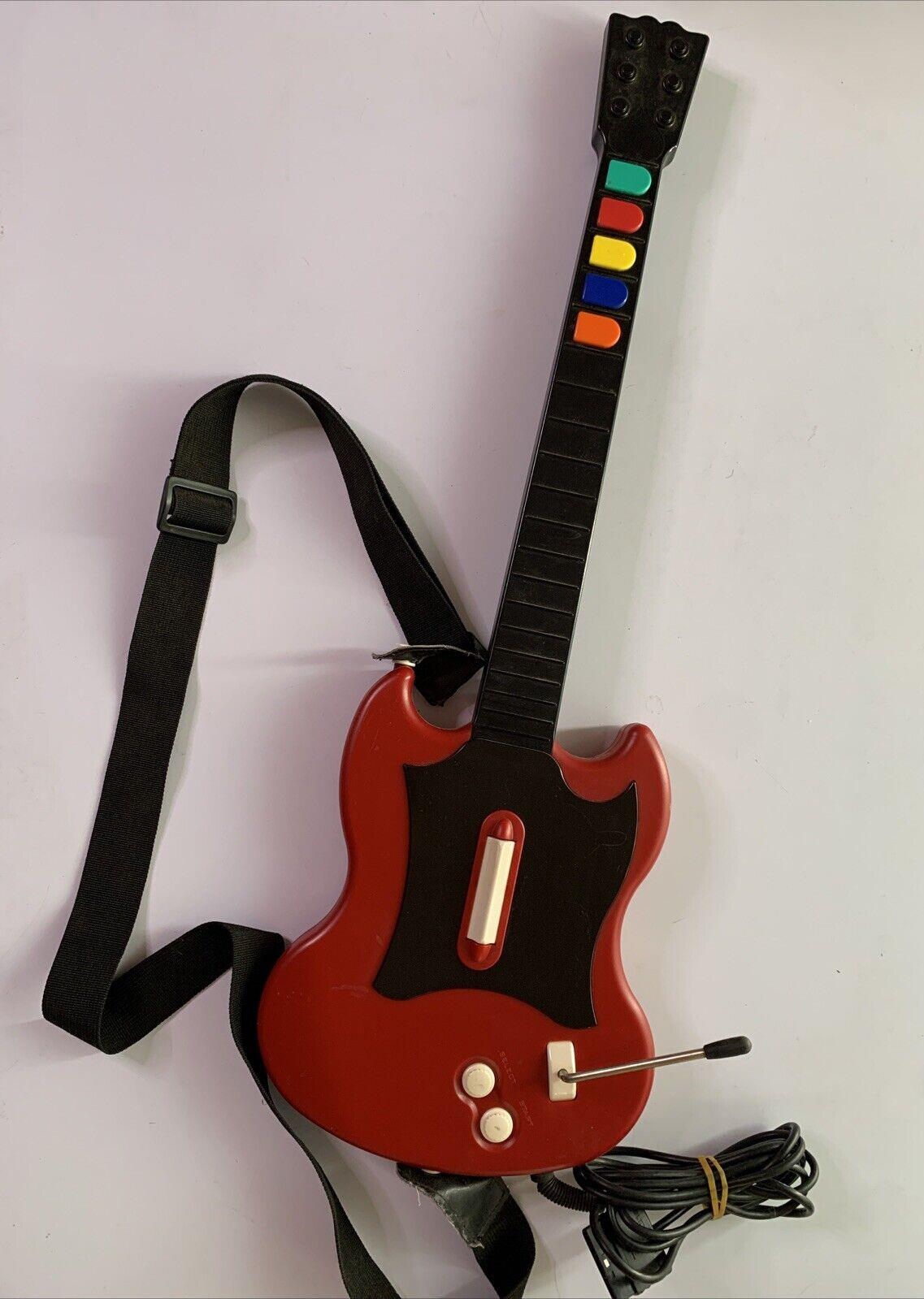 Red Octane Official Guitar Hero PS2 Music Instrument Controller Wired PSLGH
