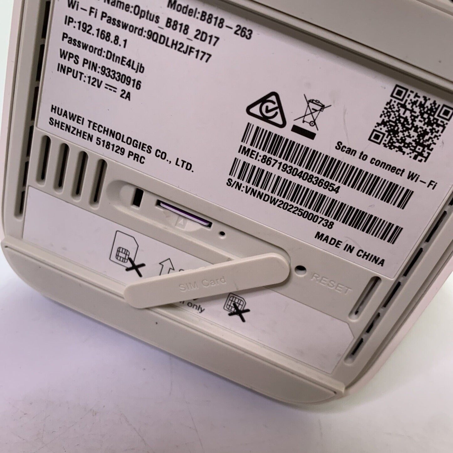 Huawei B818-263 Cube 4G LTE CAT19 WiFi Wirelress Modem Router