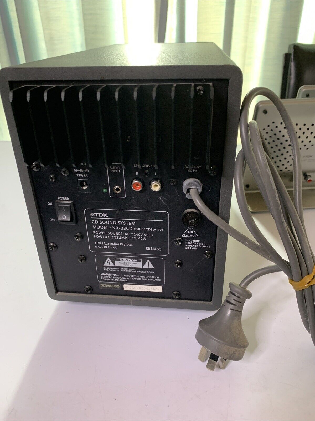 TDK CD Sound System With Subwoofer NX-03CD