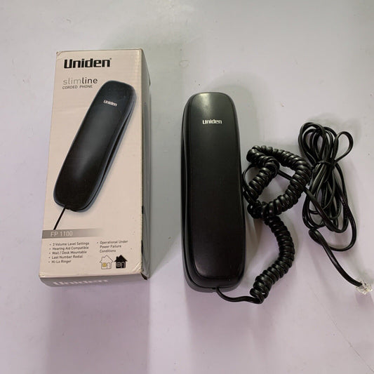 Uniden FP 1100 Corded Phone NBN Compatible Black