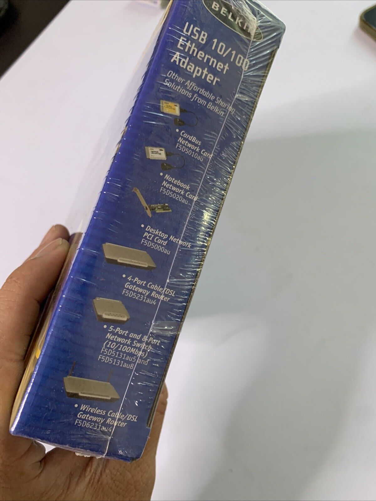 Belkin USB 10/100 Ethernet Adapter NEW Sealed