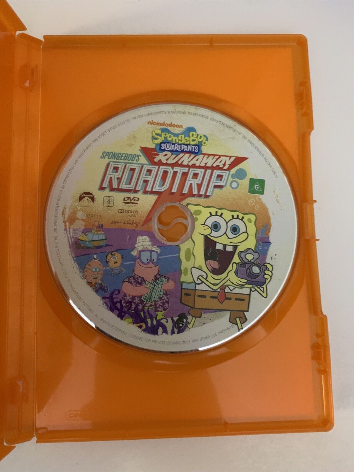 SpongeBob SquarePants : SpongeBob's Runaway Roadtrip (DVD, 2011) Region 4