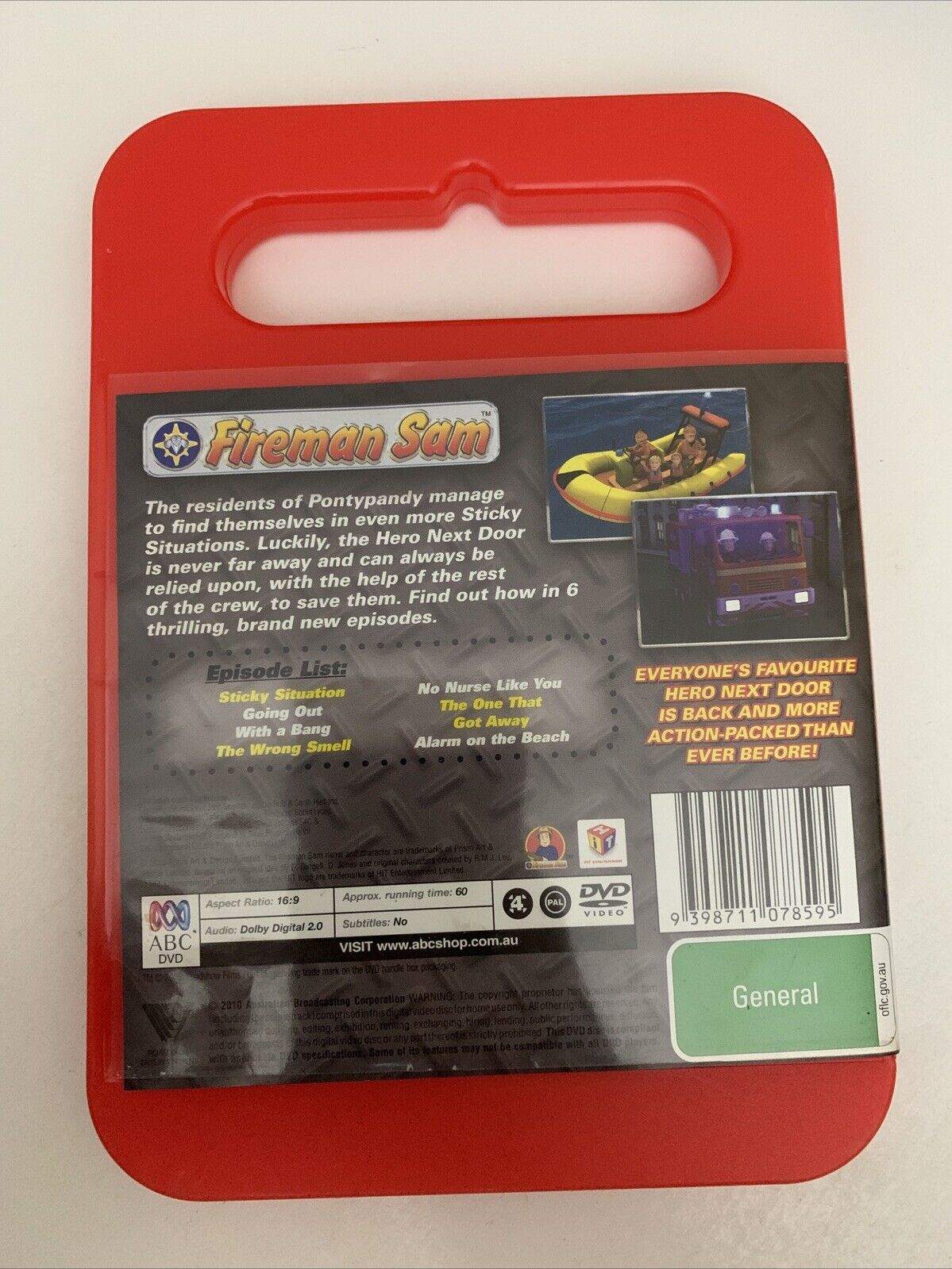 Fireman Sam Sticky Situation (DVD, 2009) Animation Region 4