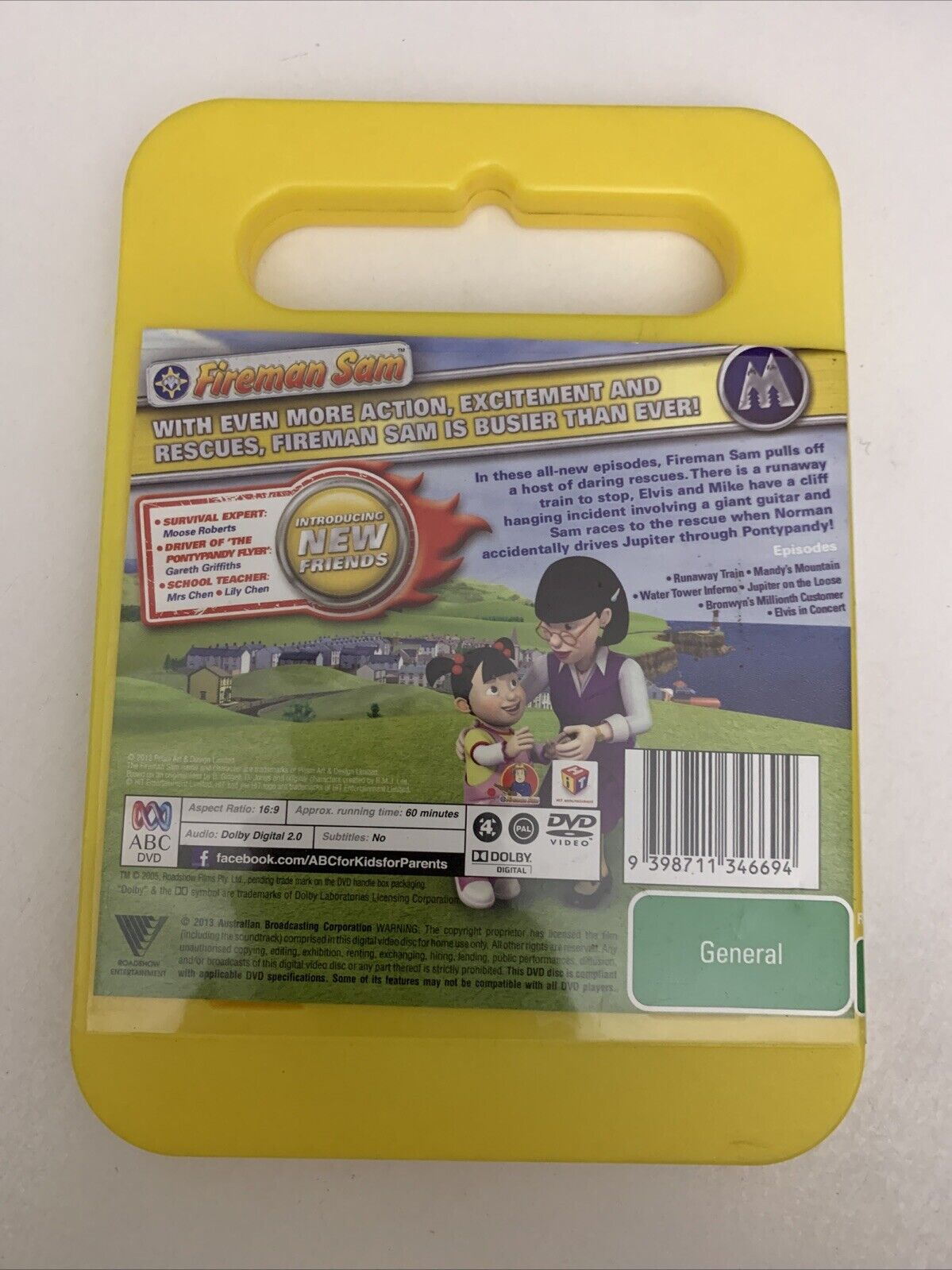 Fireman Sam Mountain Rescue (DVD, 2011) ABC For Kids Animation Region 4