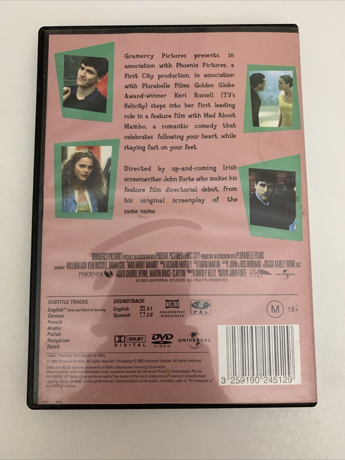 Mad About Mambo (DVD, 2000) William Ash, Keri Russell, Brian Cox  Region 4 &2