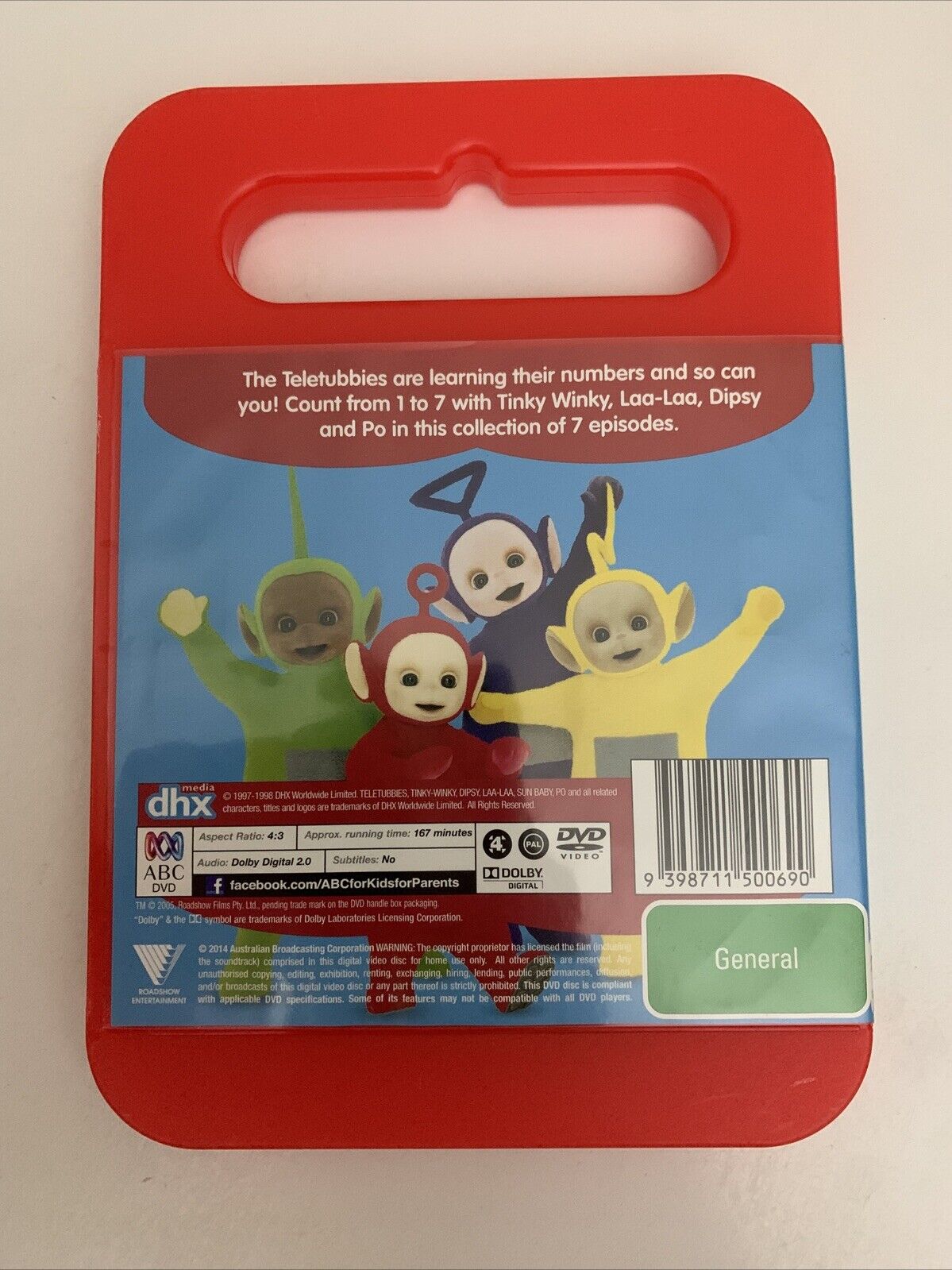 Numbers Fun Dvd Teletubbies Number Fun (DVD, 1997) ABC for Kids Region 4 – Retro Unit