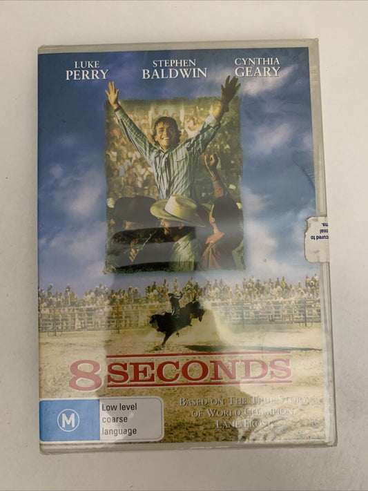 8 Seconds (DVD, 1993) Luke Perry,  Stephen Baldwin Region 4  NEW Sealed