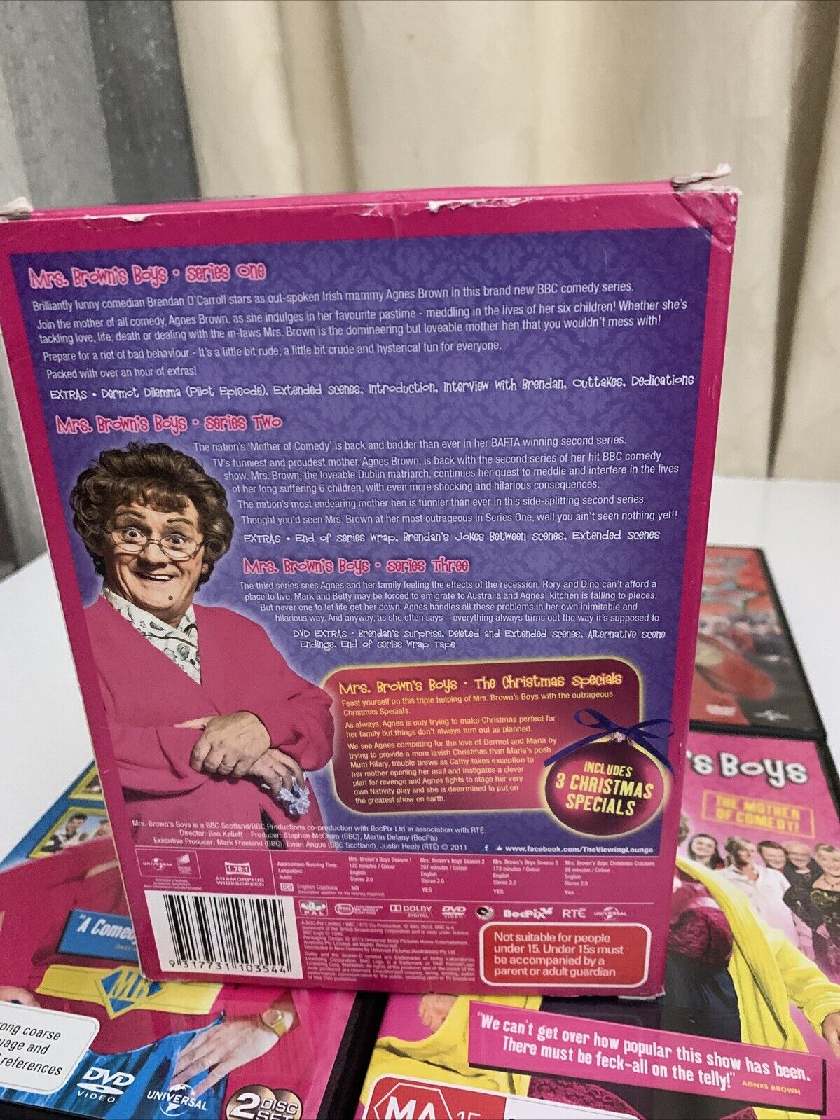 Mrs. Brown's Boys Big Box : Series 1-3 Complete + Christmas (DVD) Region 4