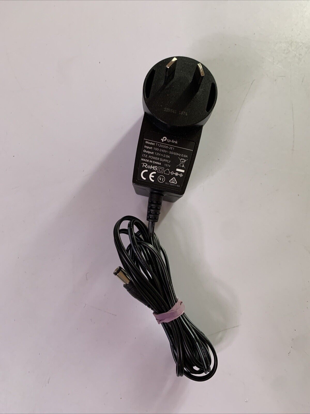 Genuine TP-Link AC Adapter T120200-2E1 Power Supply 12V 2A for Router