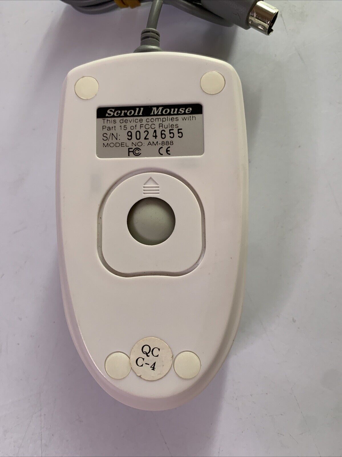 Anyware Scroll Mouse Trackball PS/2 Wired AM-888