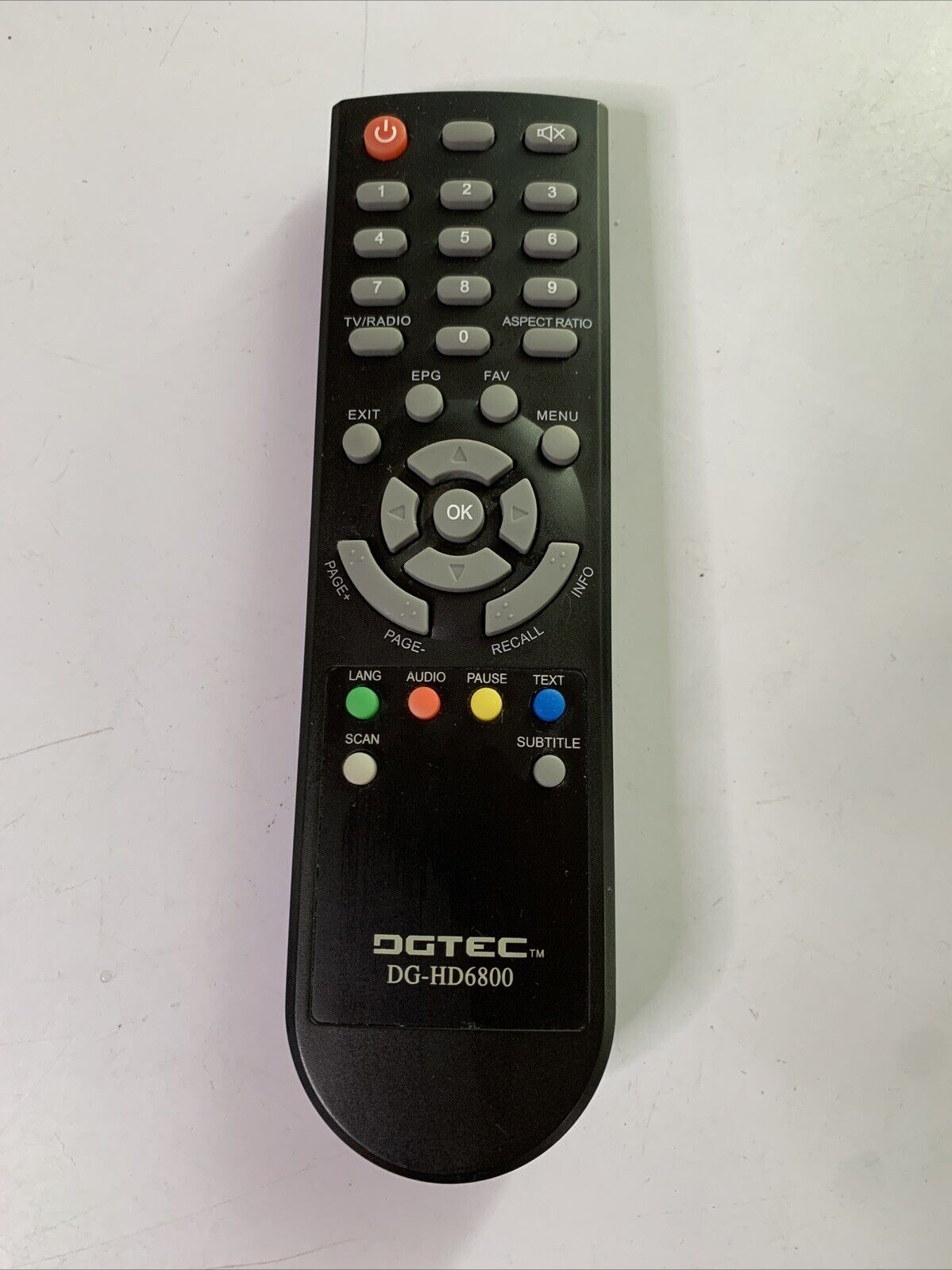 Genuine DGTEC DG-HD6800 Remote Control