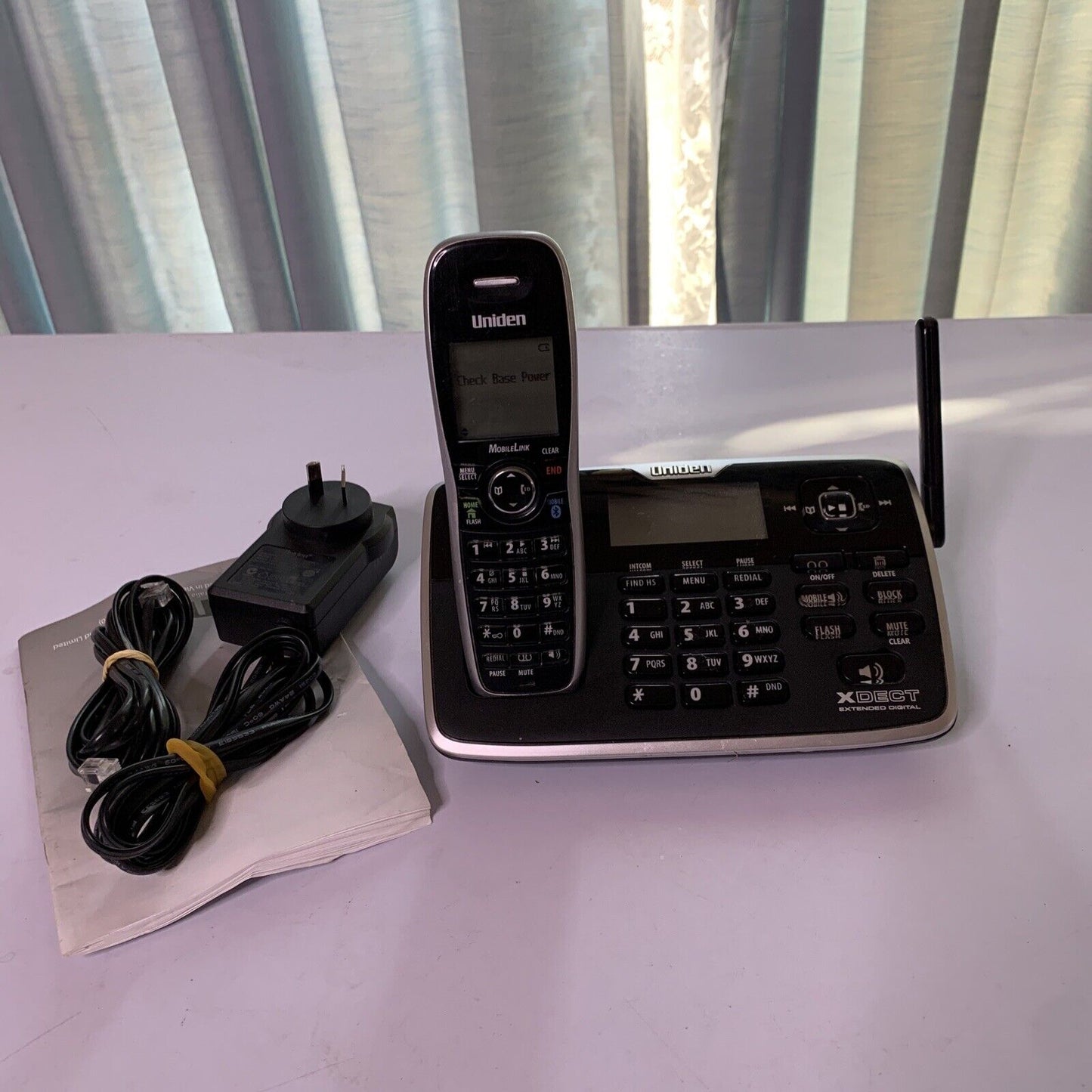 Uniden XDECT 8155 Cordless Phone with Bluetooth Connectivity NBN Compatible