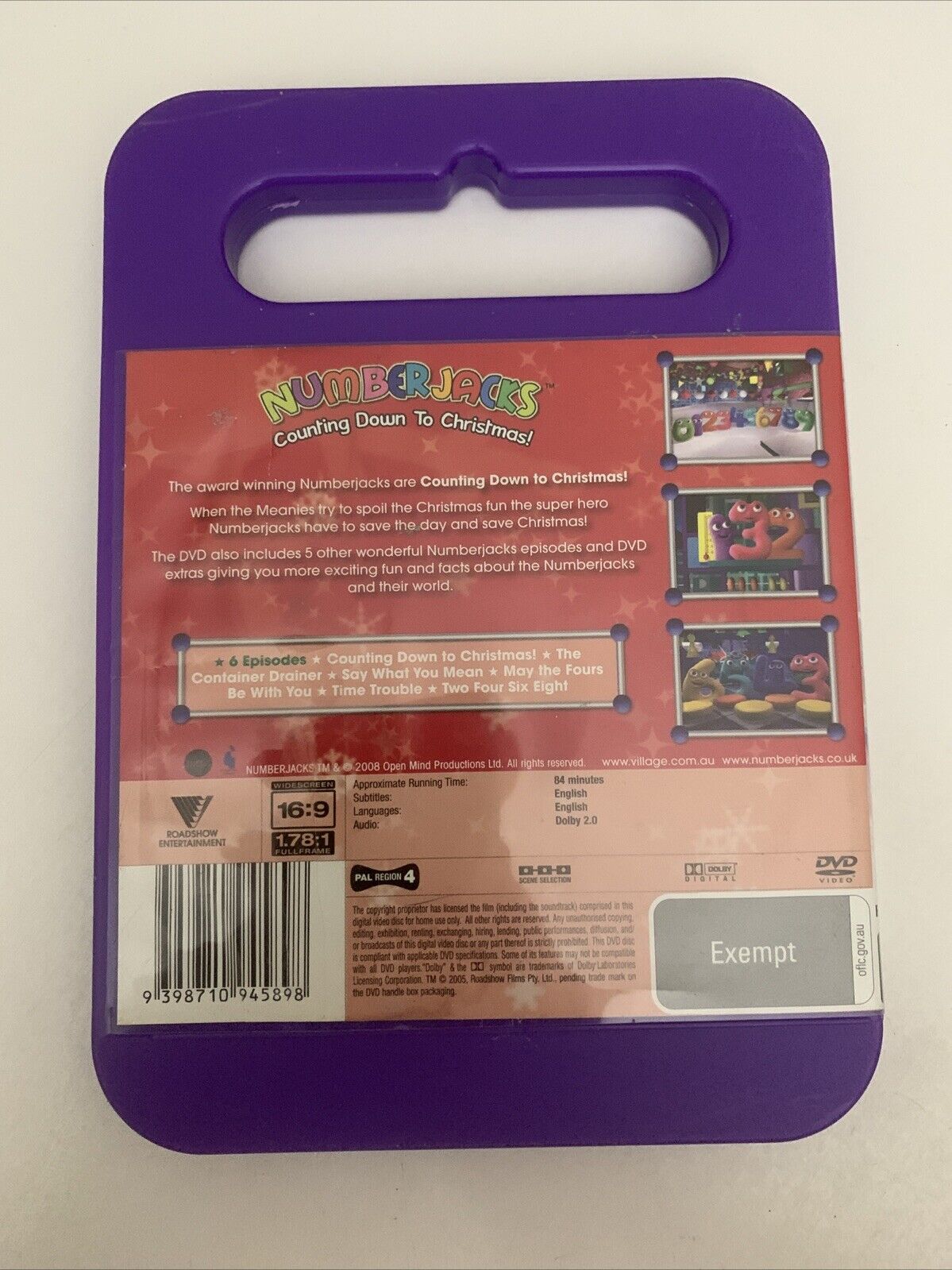 Numberjacks : Counting Down to Christmas (DVD, 2009) Animation Region ...