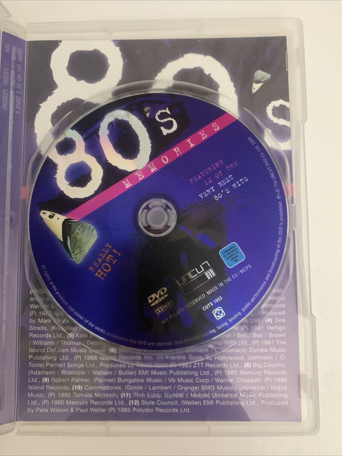 80's Memories : The Very Best Of 80's Hits (DVD, 2004) All Regions