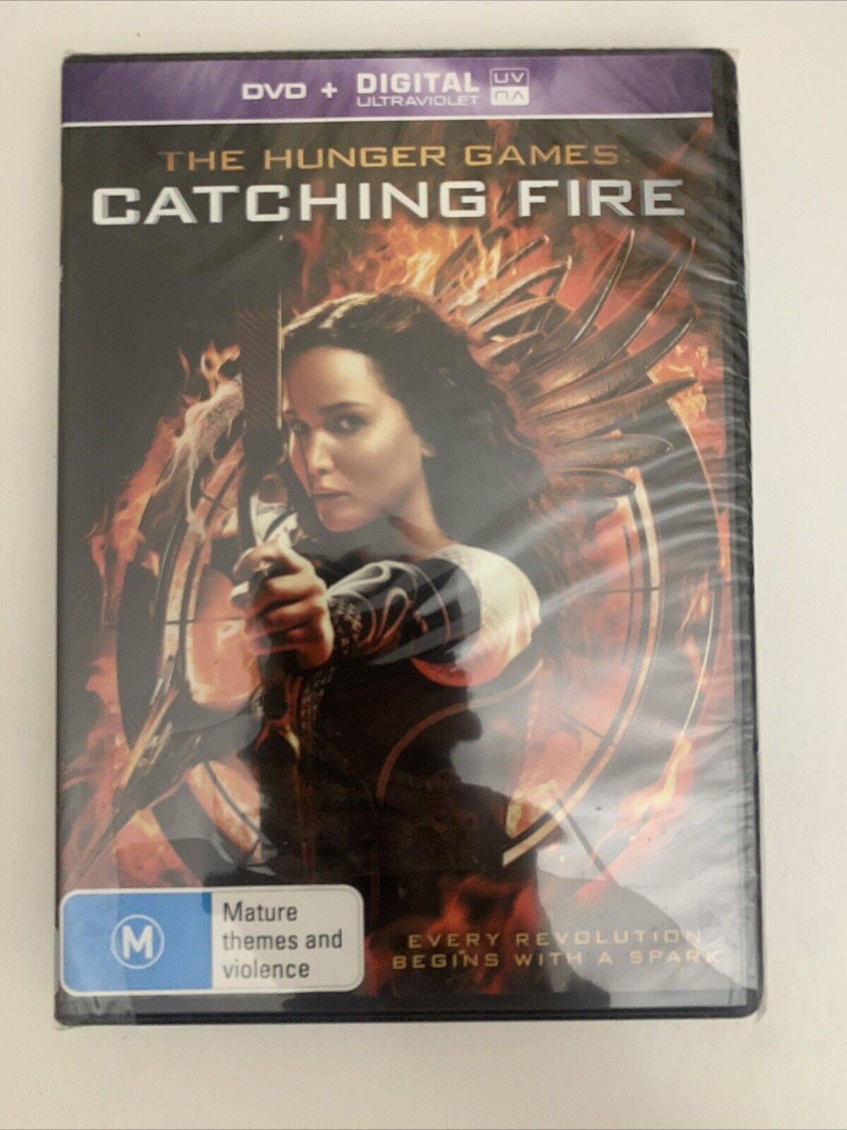 The Hunger Games: Catching Fire (DVD, 2013) Region 4  NEW Sealed