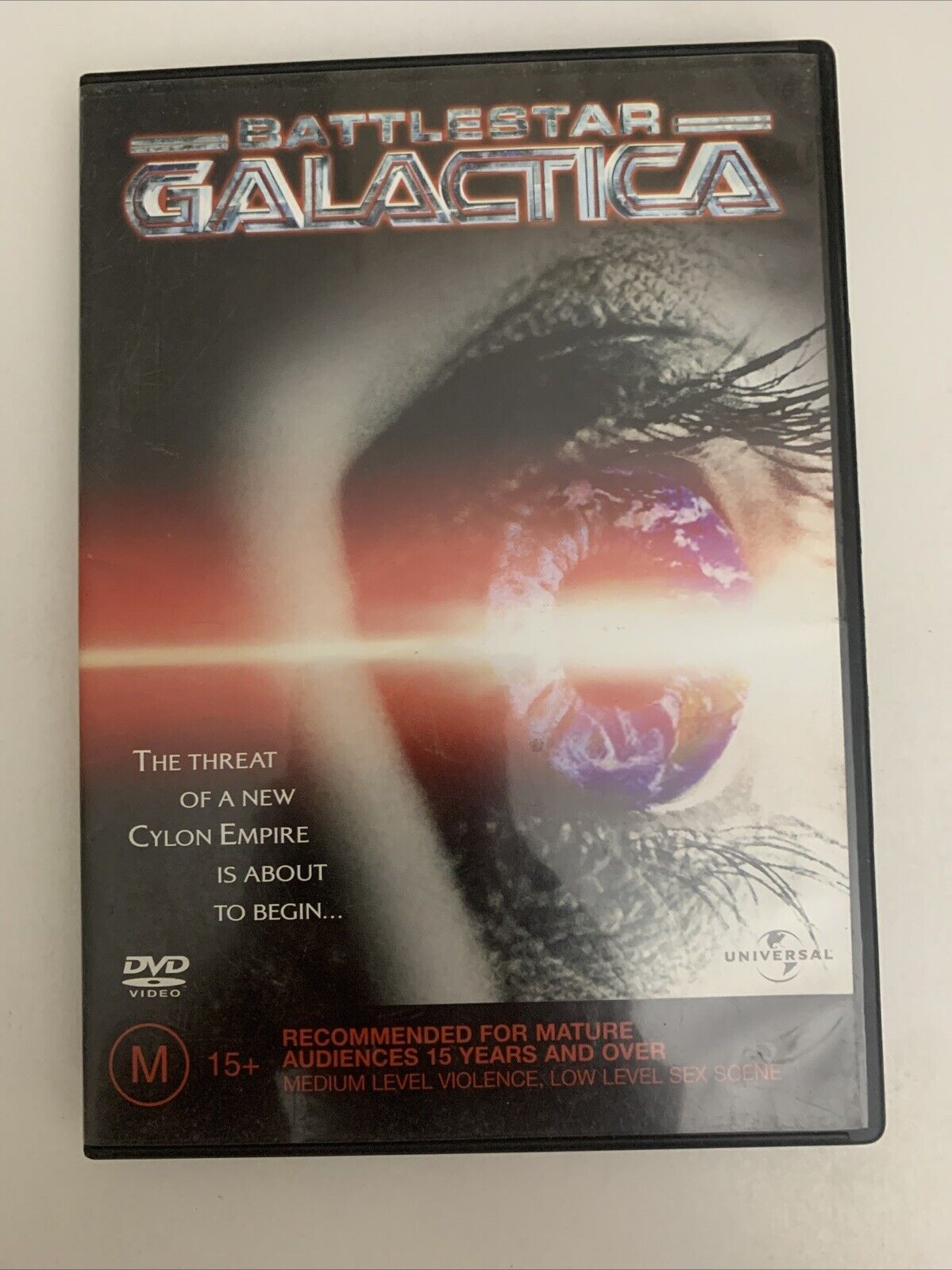 Battlestar Galactica (DVD, 2003) Edward James Olmos, Mary McDonnell  Region 4