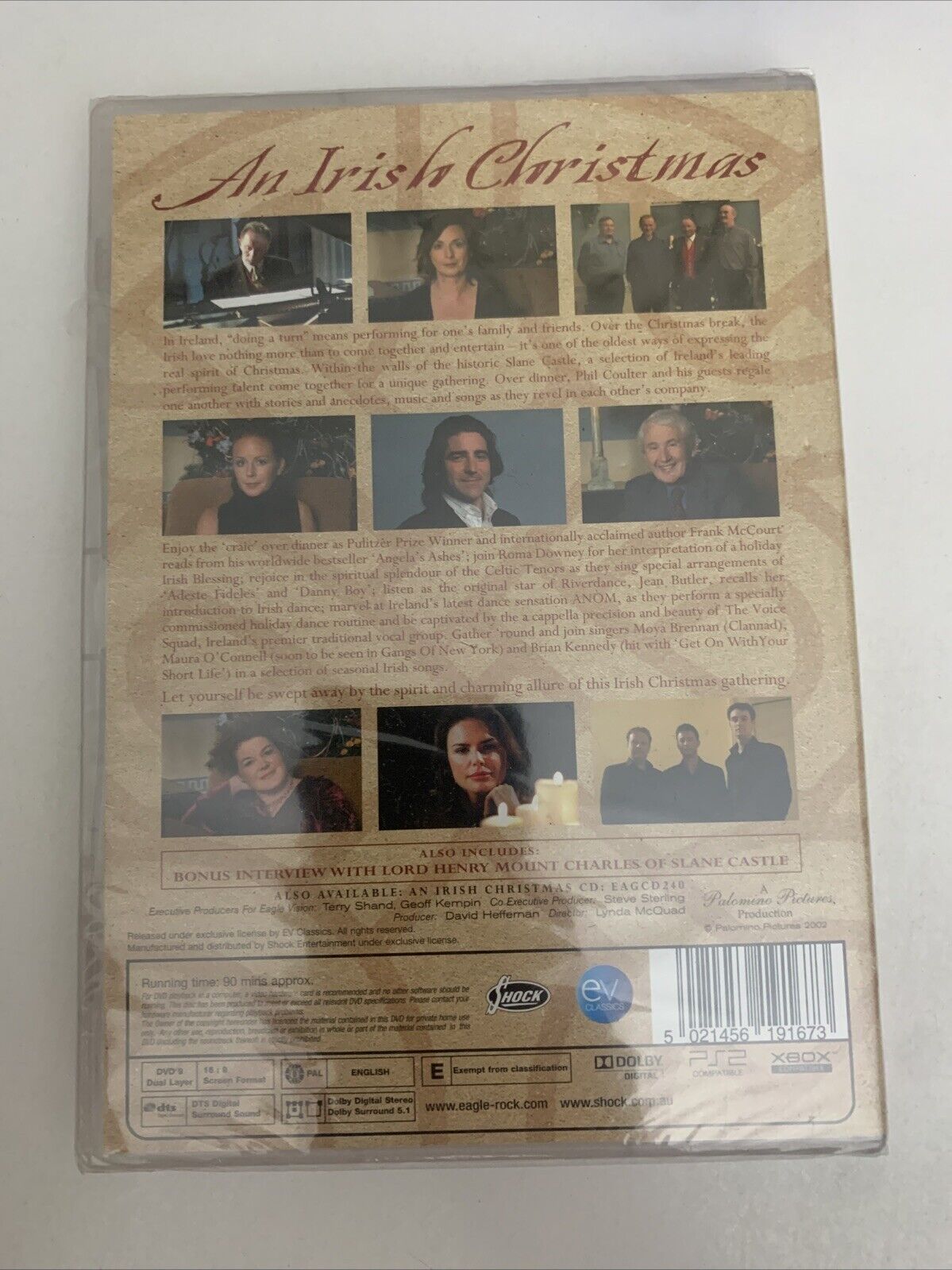 An Irish Christmas (DVD 2002) Moya Brennan,Jean Butler, Brian Kennedy  NEW