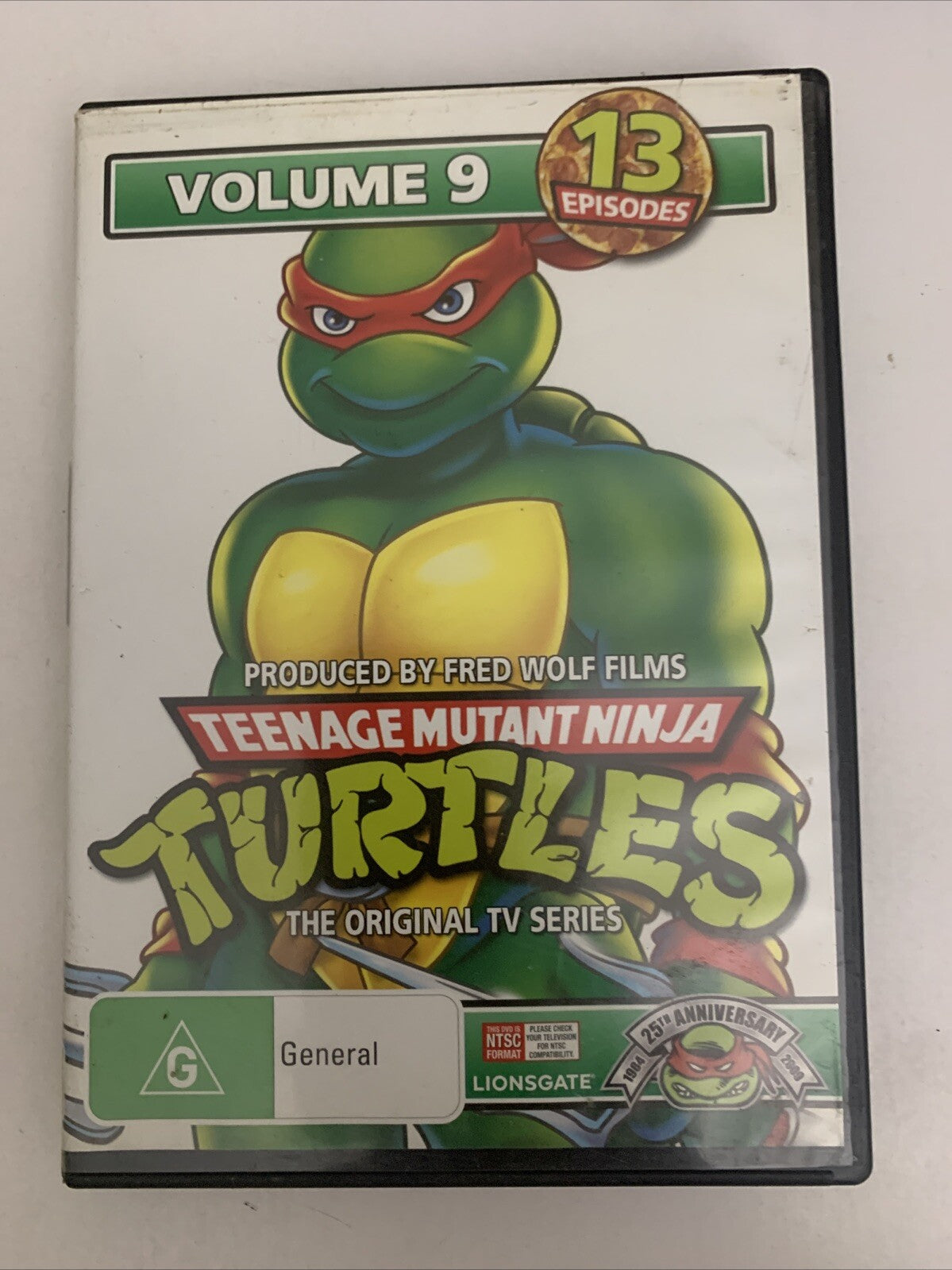 Teenage Mutant Ninja Turtles Original TV Series: Volume 9 (DVD, 2006)  Region 4