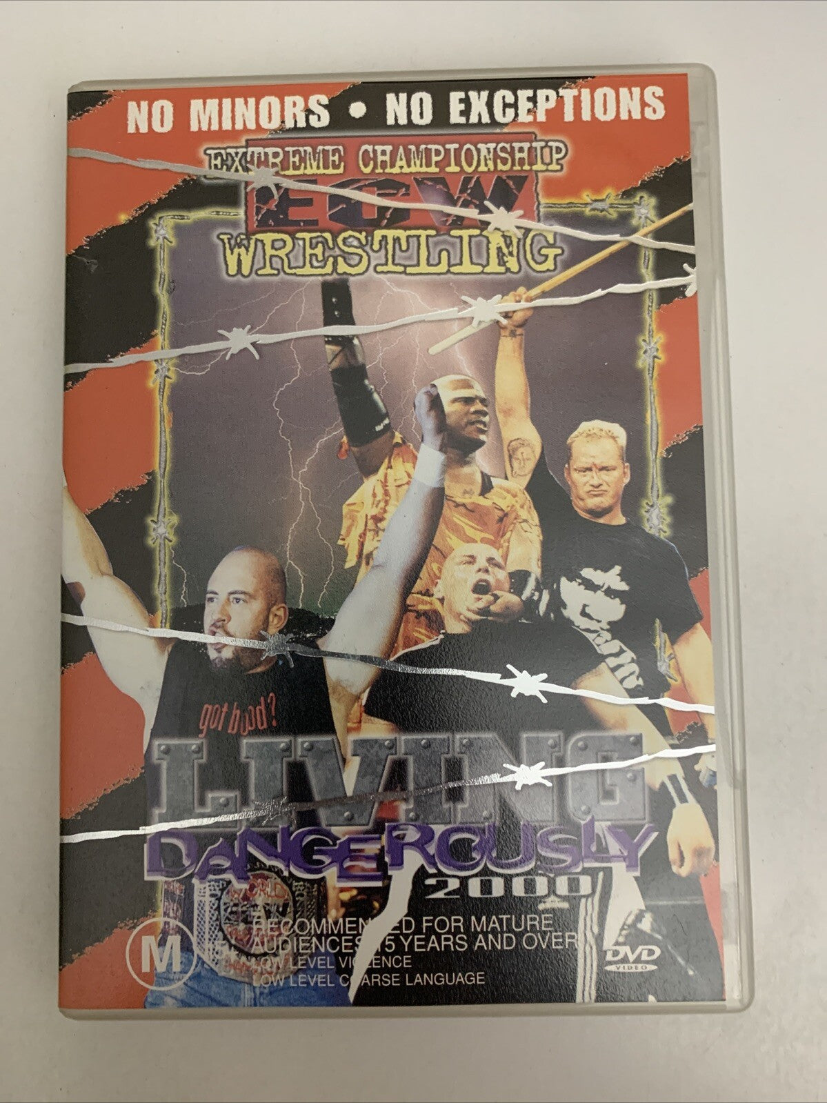 ECW Wrestling Living Dangerously 2000 (DVD) All Regions