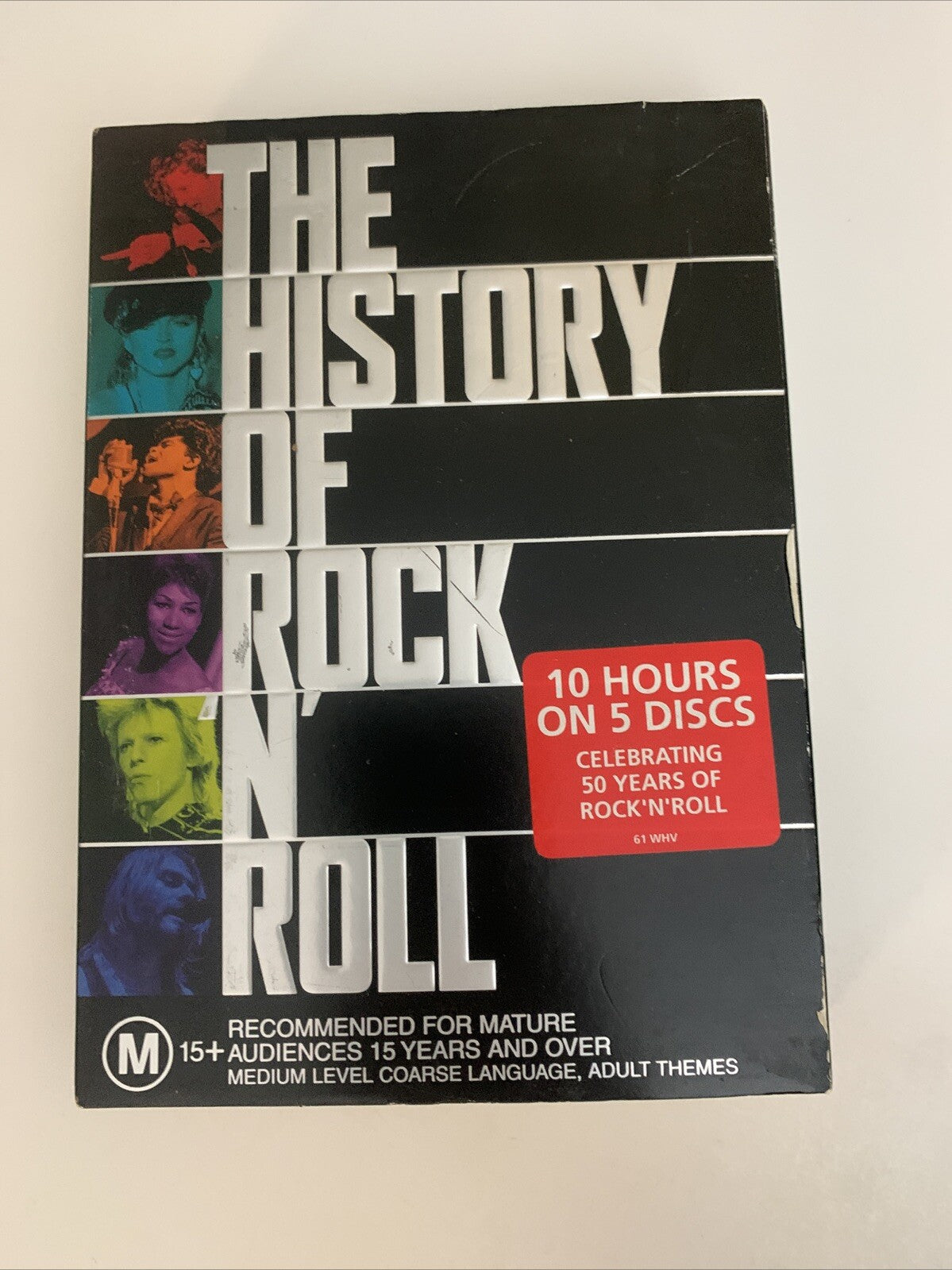 History Of Rock 'N' Roll (DVD, 1995, 5-Disc Set) Region 4