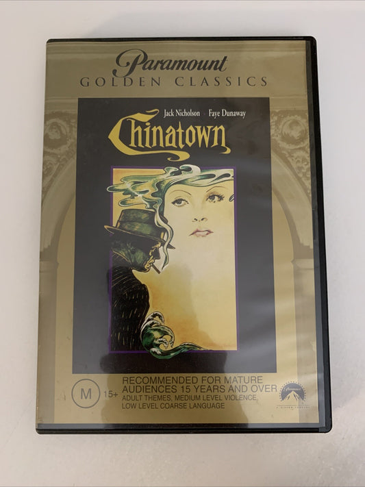 Chinatown (DVD, 1974) Faye Dunaway, Burt Young, Jack Nicholson  Region 4