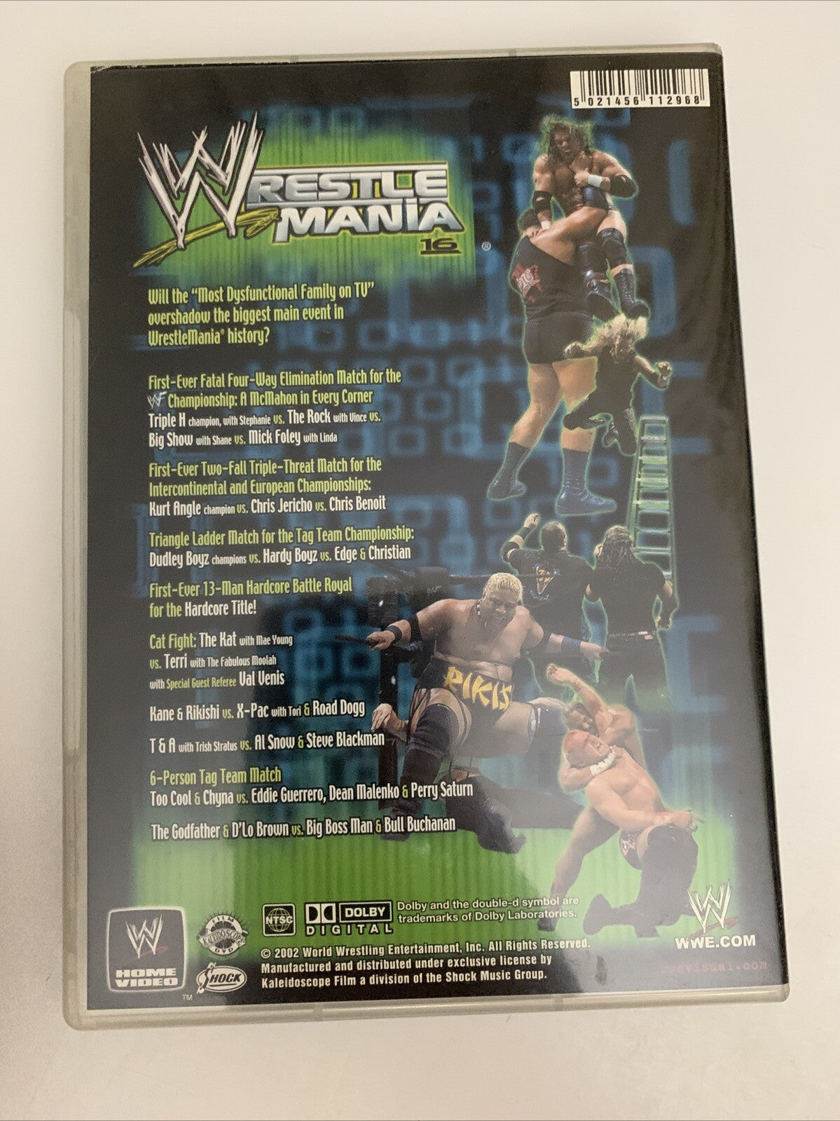 WWE Wrestlemania 16 (DVD, 2000) Pro Wrestling  All Regions