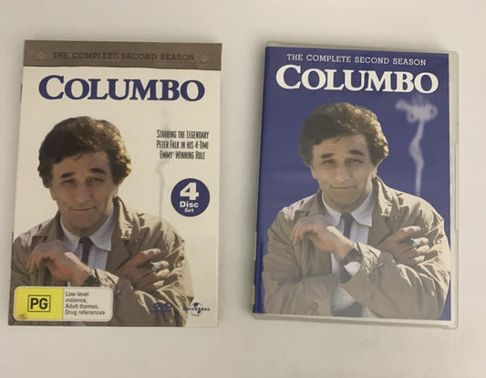 Columbo : The Complete Season 2 (DVD, 1972, 4-Disc Set) Region 4 &2