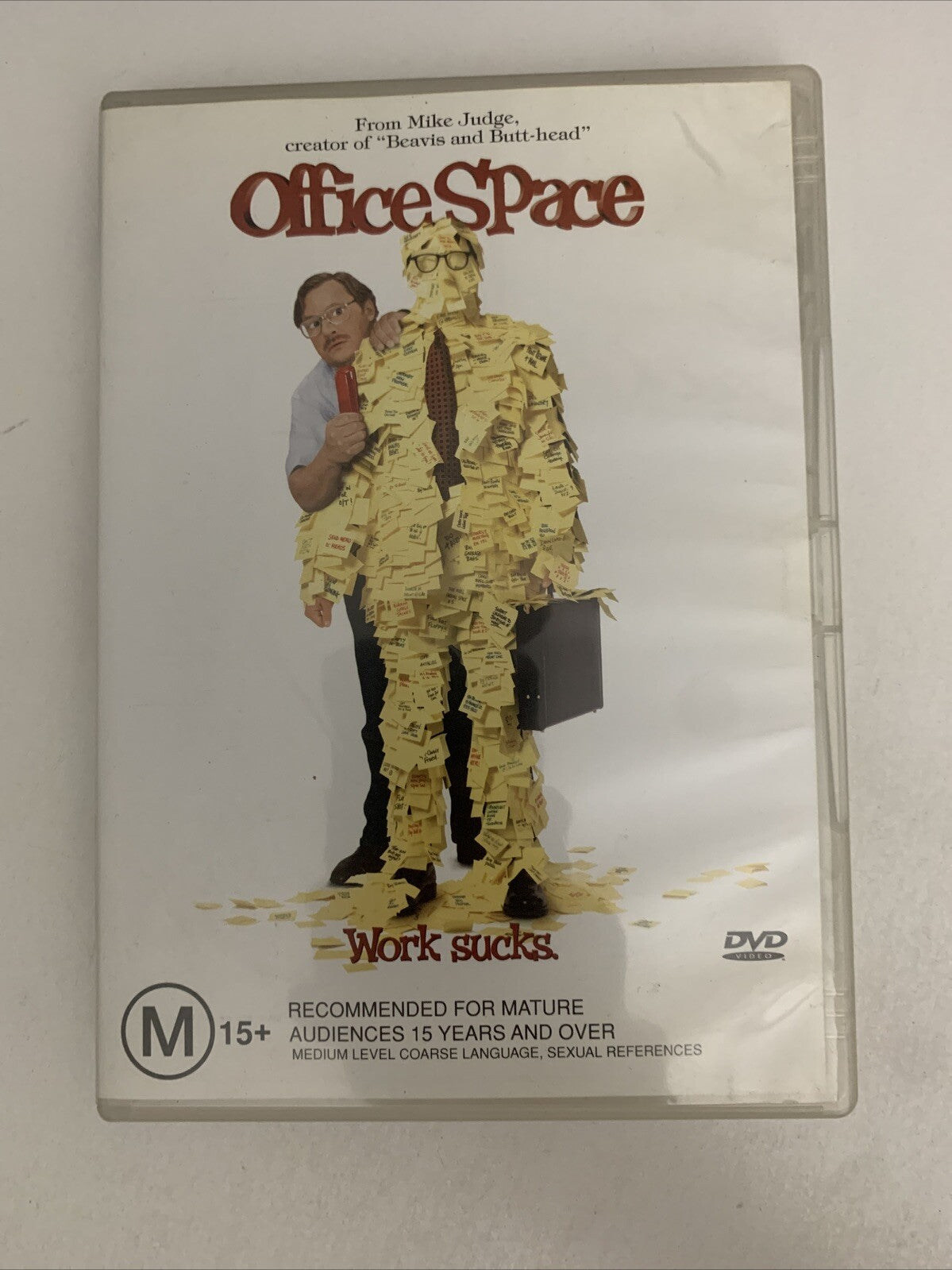 Office Space (DVD, 1999) Jennifer Aniston, Gary Cole, Ron Livingston  Region 4