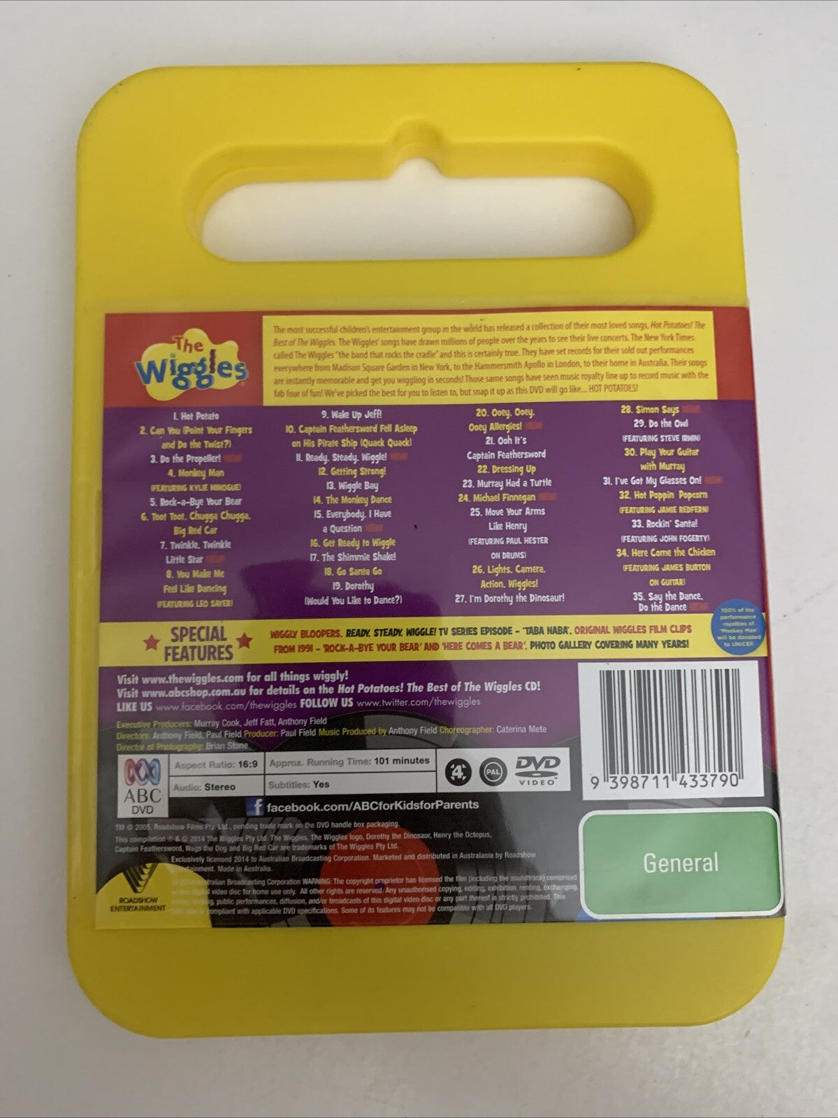 Hot Potatoes! The Best of the Wiggles (DVD, 2013) ABC Kids Region 4