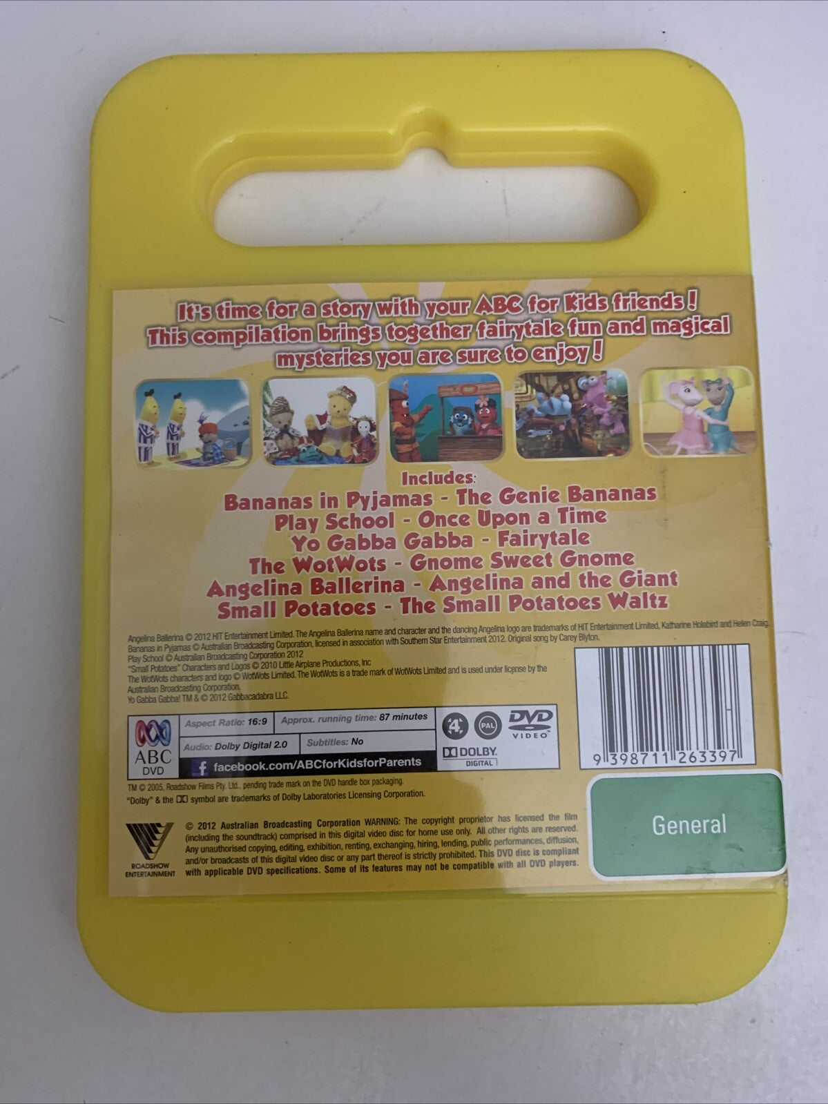 ABC For Kids Favourites Story Time (DVD, 2012) Region 4