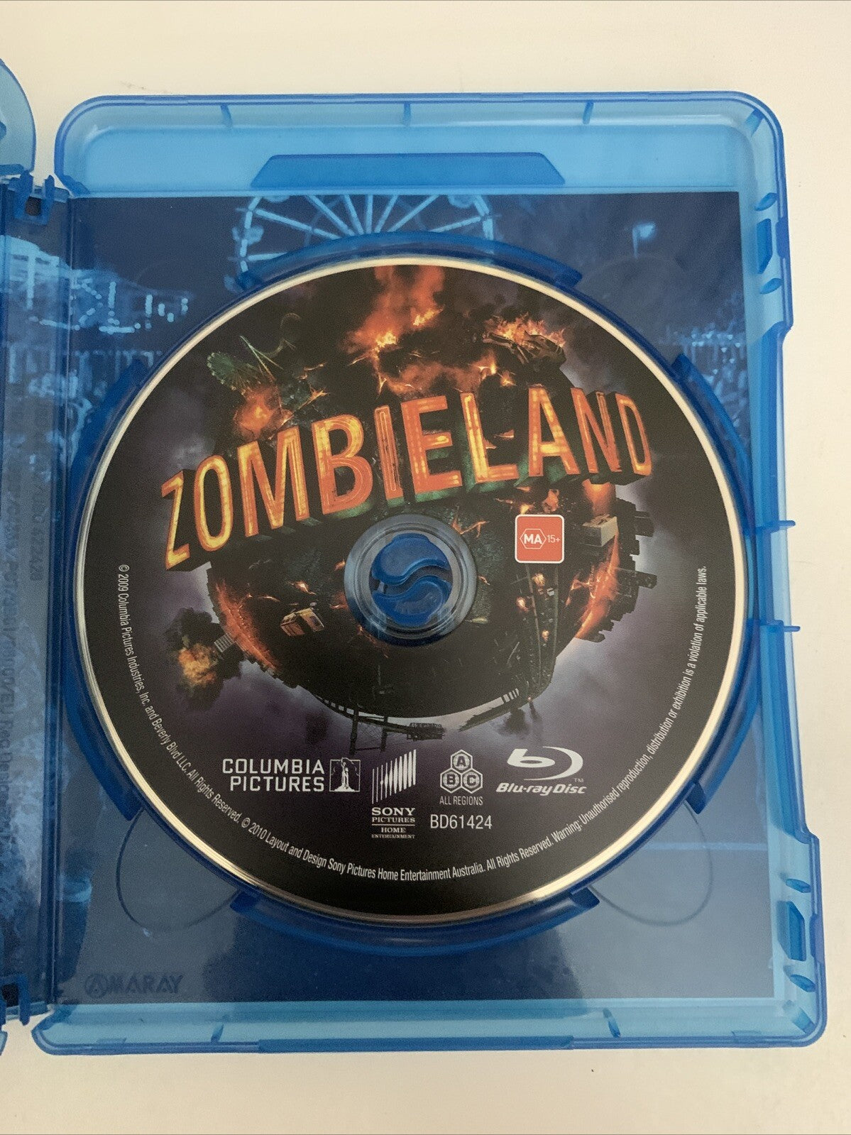 Zombieland (Blu-ray, 2009) Jesse Eisenberg, Woody Harrelson, Emma Stone