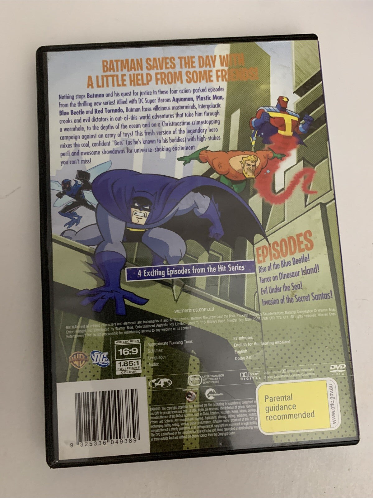 Batman The Brave And The Bold : Volume 1 (DVD, 2008) Animation Region 4