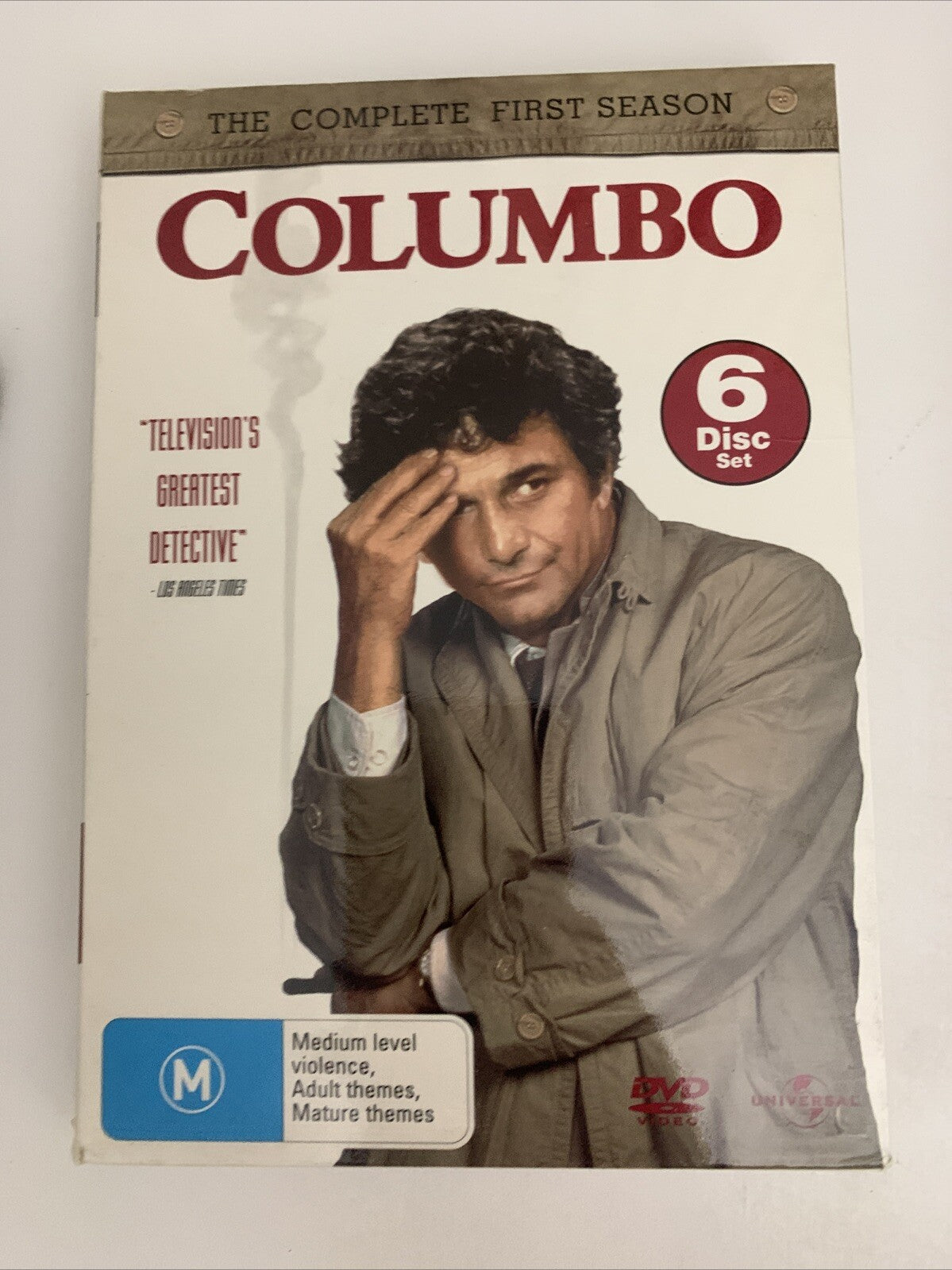 Columbo : The Complete Season 1 (DVD, 1972, 6-Disc) Peter Falk Region 4 &2