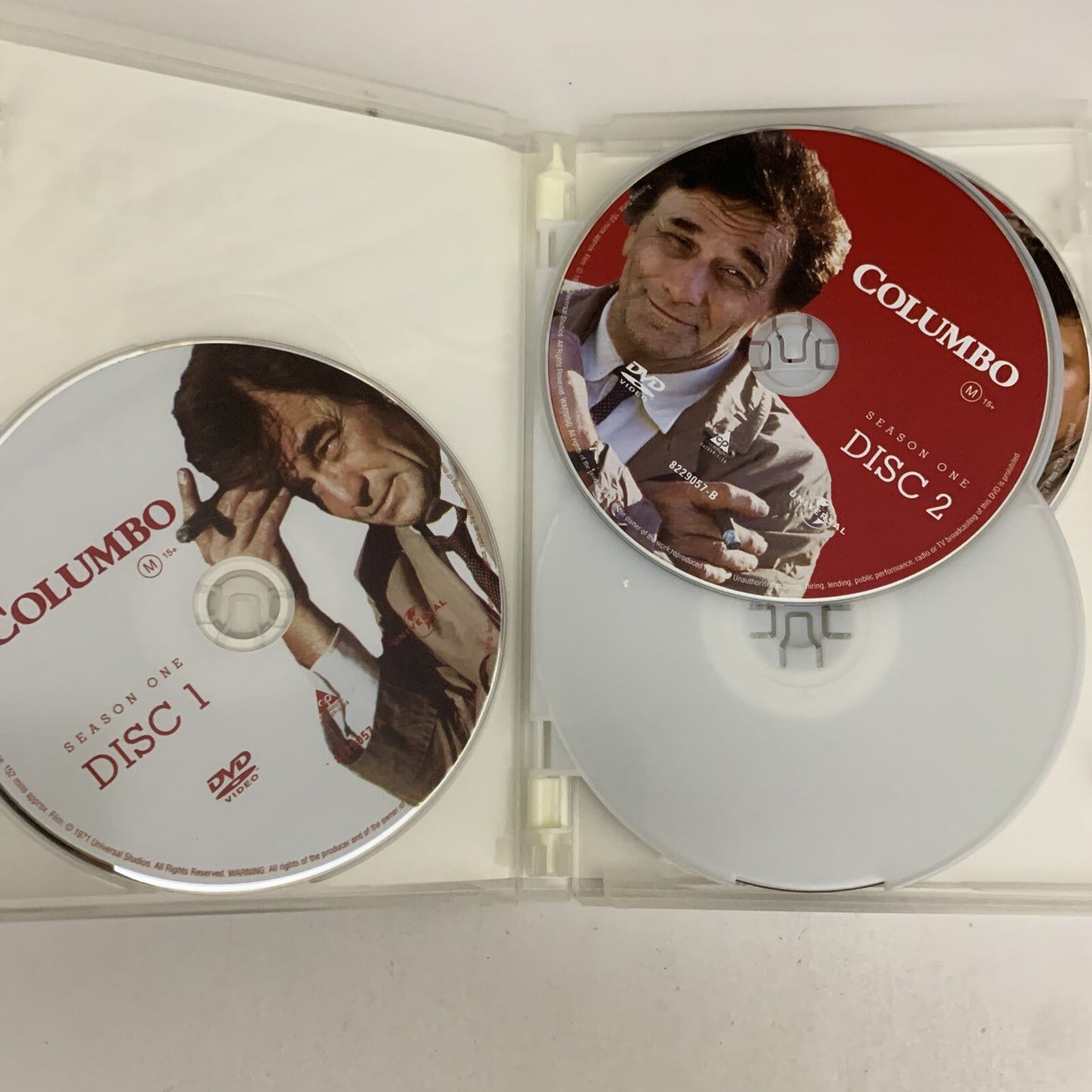 Columbo : The Complete Season 1 (DVD, 1972, 6-Disc) Peter Falk Region 4 &2