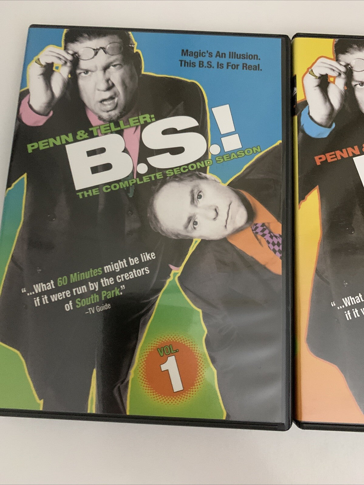Penn & Teller Bullsh*t! The Complete Second Season (DVD, 2004) 3-Disc  Region 1