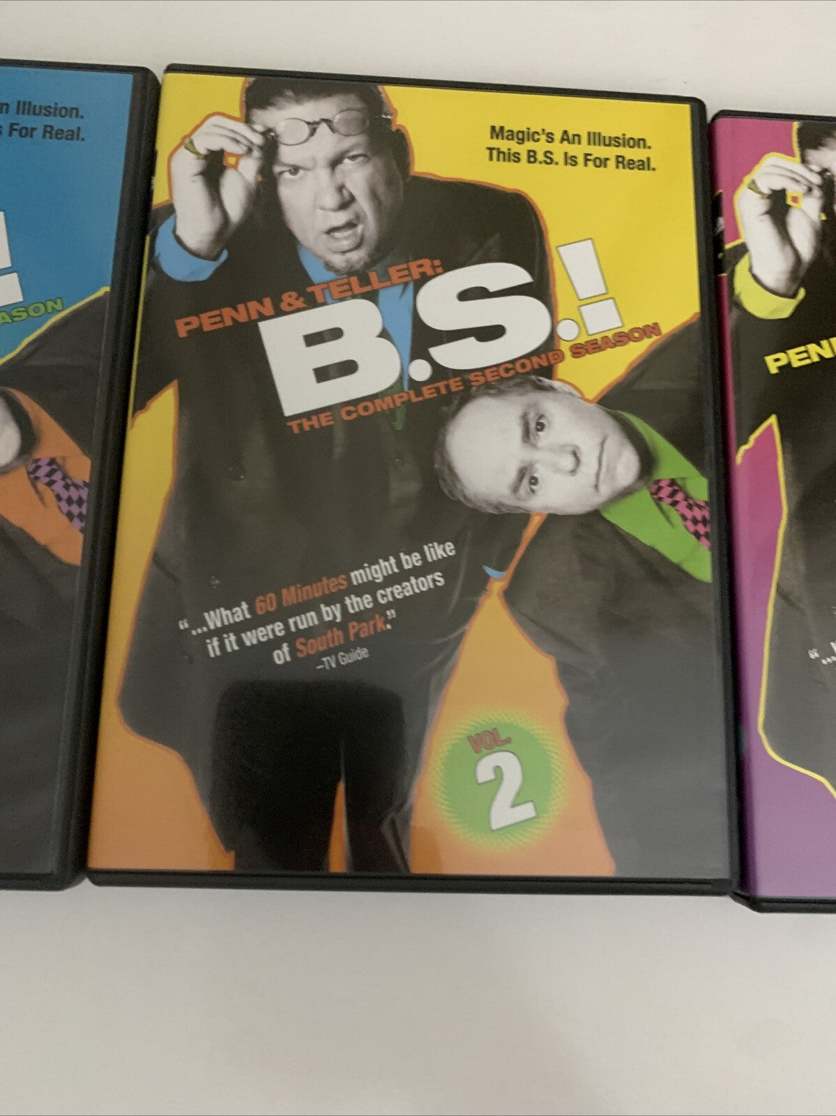 Penn & Teller Bullsh*t! The Complete Second Season (DVD, 2004) 3-Disc  Region 1