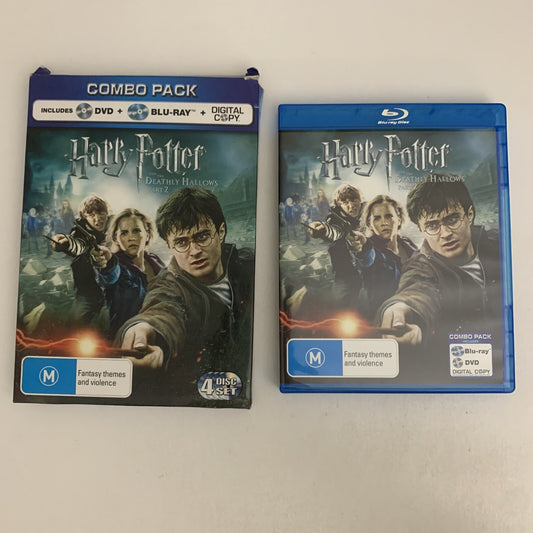 Harry Potter And The Deathly Hallows : Part 2 (Blu-ray & DVD) Region B &4