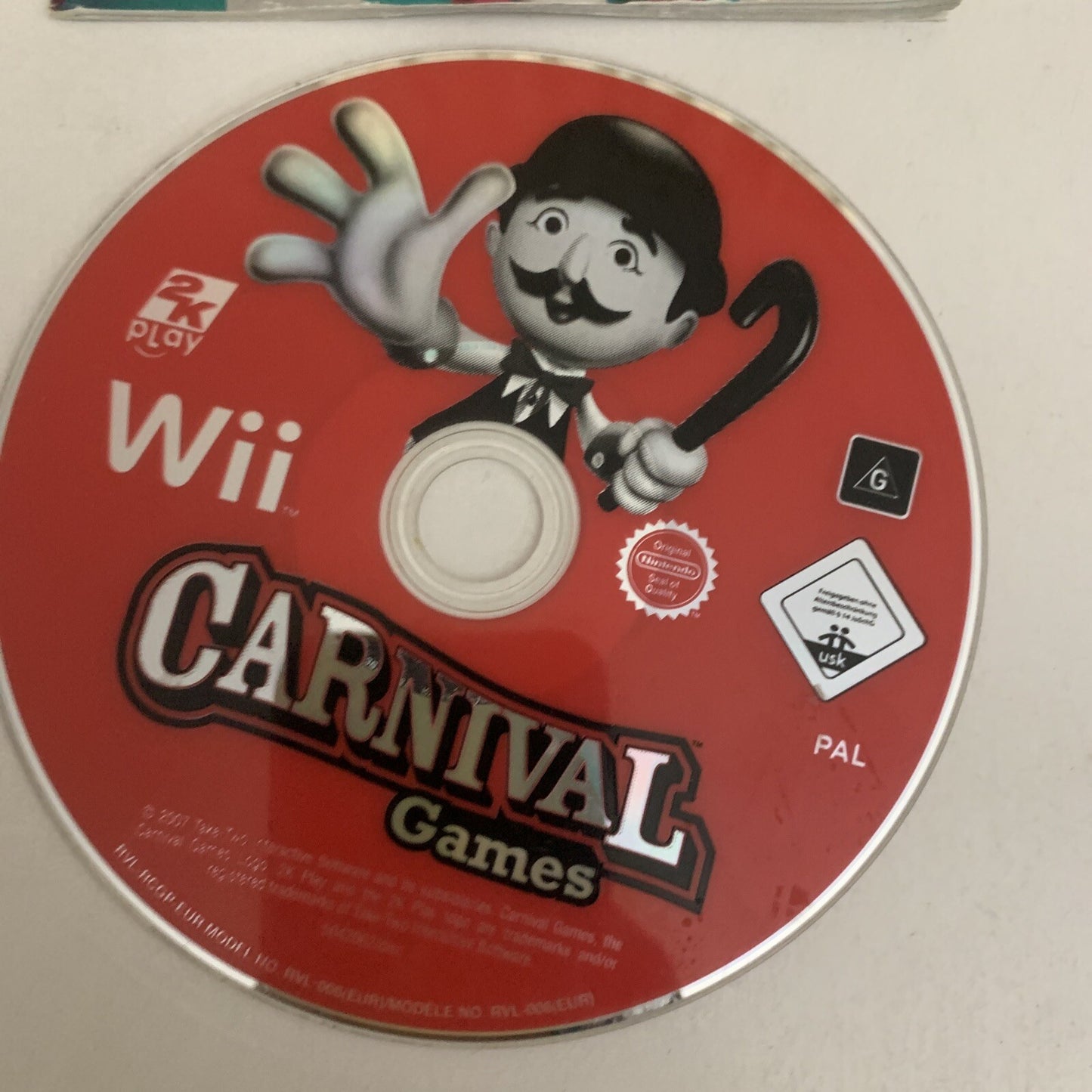 Carnival Games: Over 25 Games  Nintendo Wii 2007 PAL Game Complete