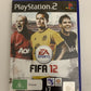 FIFA 12 PS2 Sony PlayStation 2 PAL EA Sports Game Complete