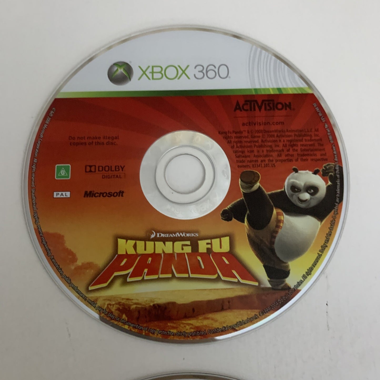 Indiana Jones + Kung Fu Panda Microsoft XBOX 360 PAL Double Pack Game