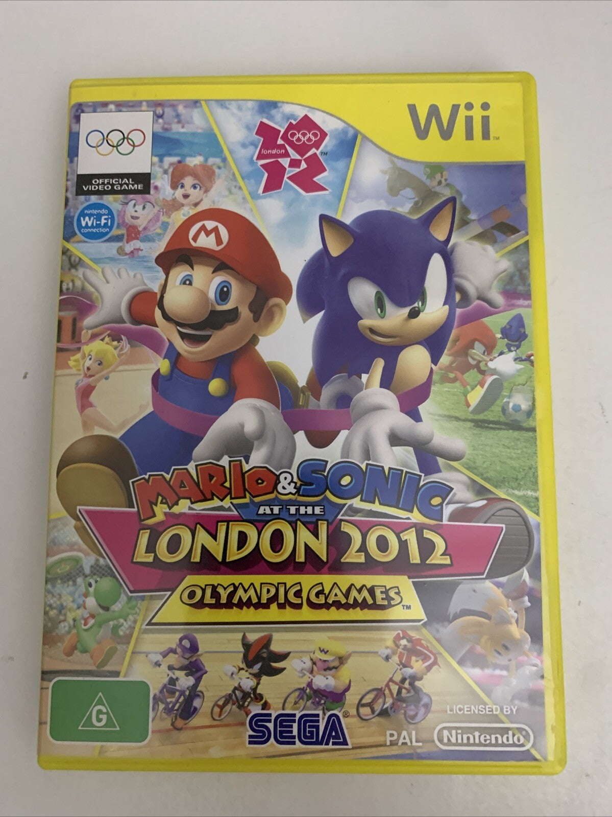 Mario & Sonic At The London 2012 Olympic Games Nintendo Wii PAL Game Complete