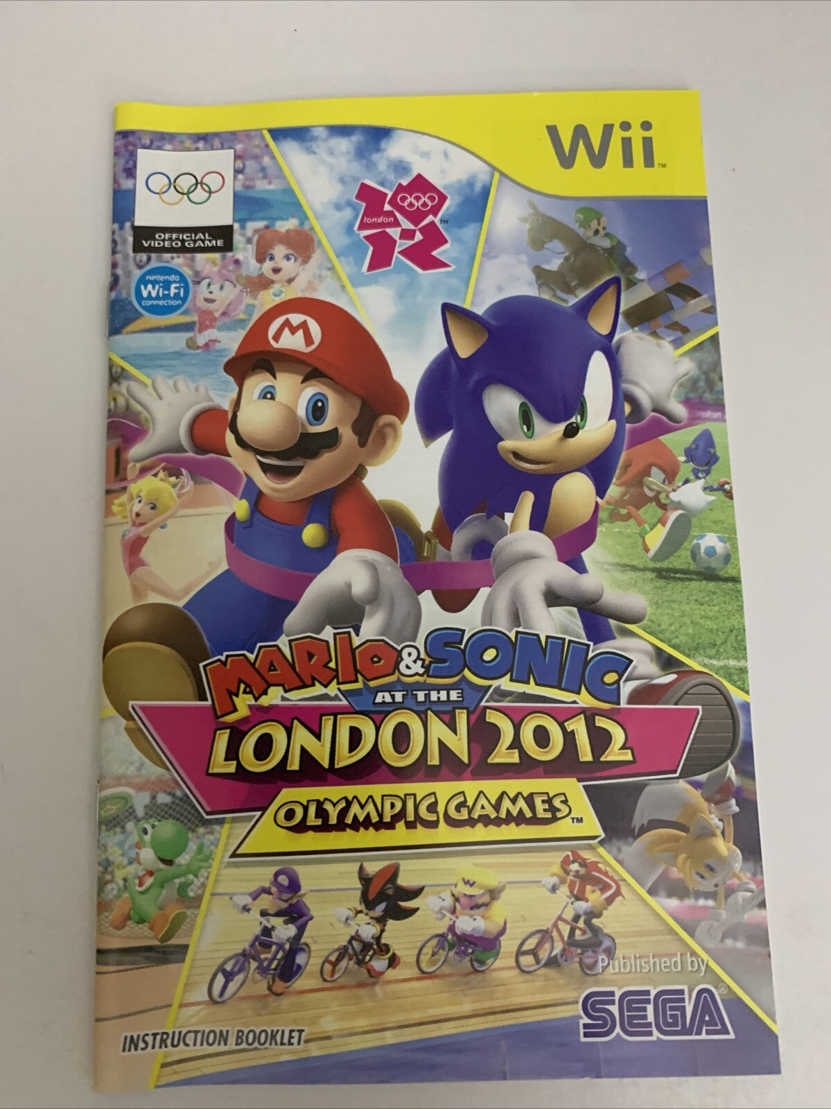 Mario & Sonic At The London 2012 Olympic Games Nintendo Wii PAL Game Complete