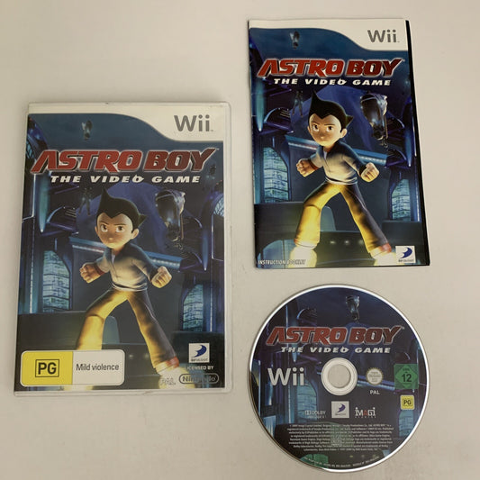 Astro Boy: The Video Game Nintendo Wii 2009 Game Complete