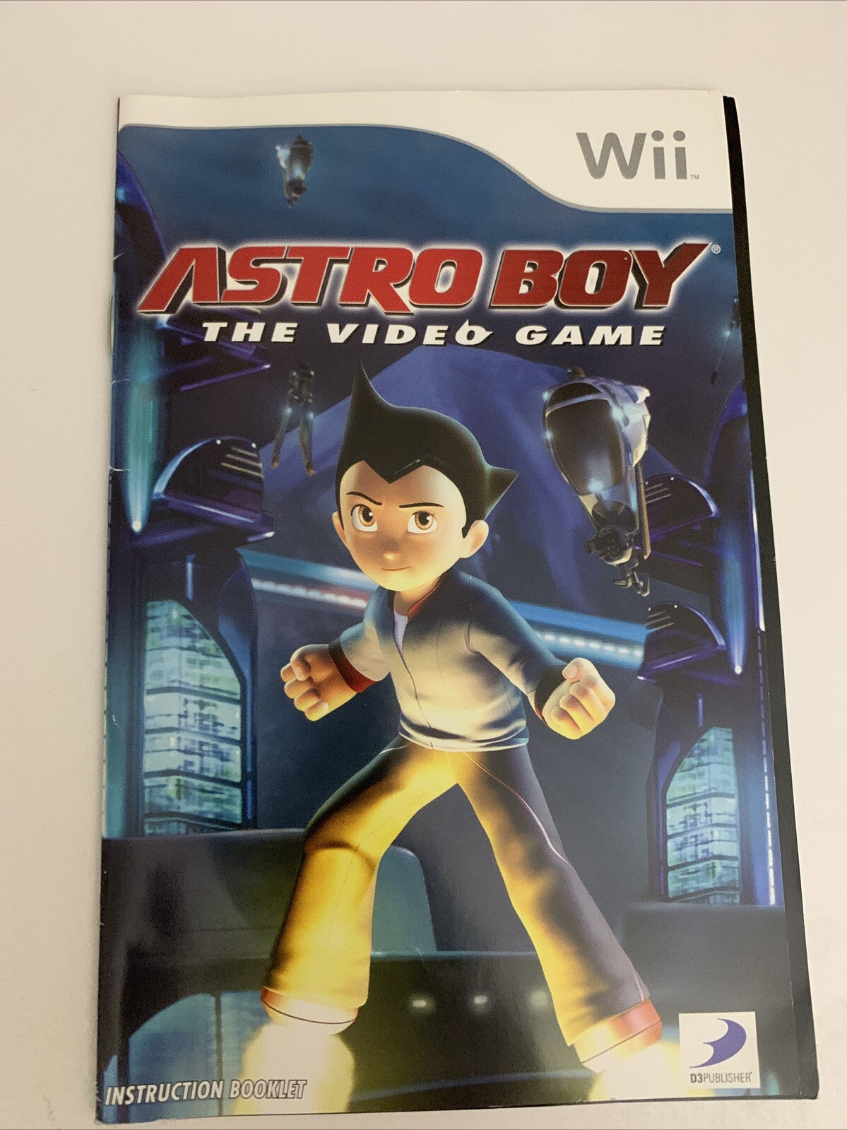 Astro Boy: The Video Game Nintendo Wii 2009 Game Complete