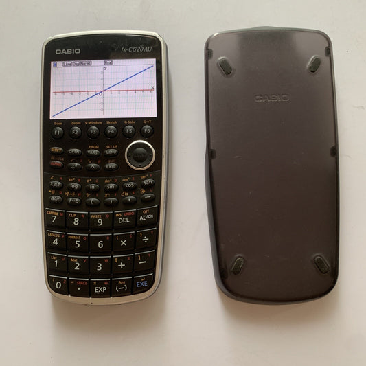 Casio Fx-CG20AU Graphing Calculator *Missing Battery Lid