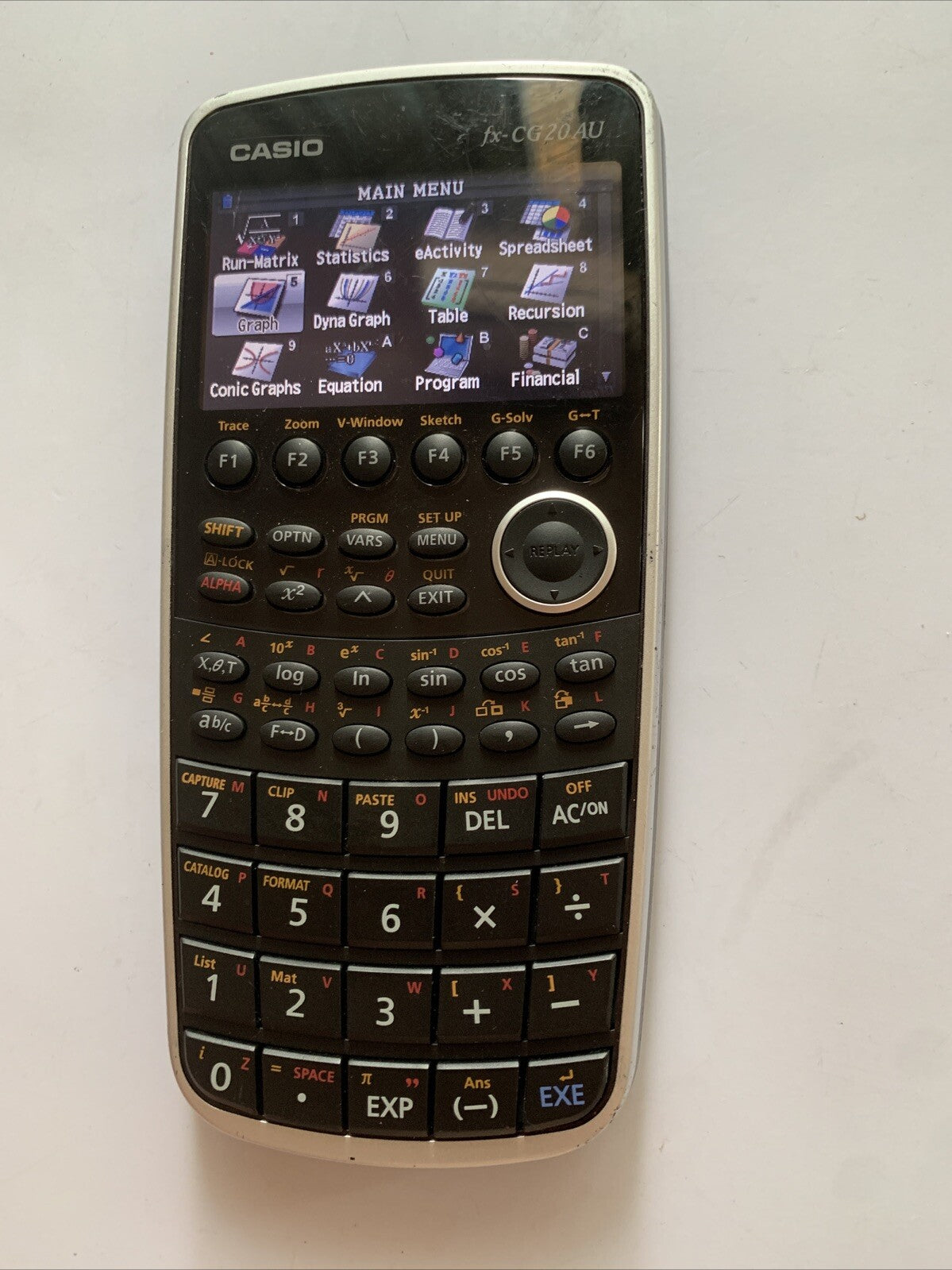 Casio Fx-CG20AU Graphing Calculator *Missing Battery Lid