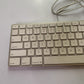 Apple Aluminum Keyboard with Numeric Keypad MB110LL/B A1243 Dual USB Output